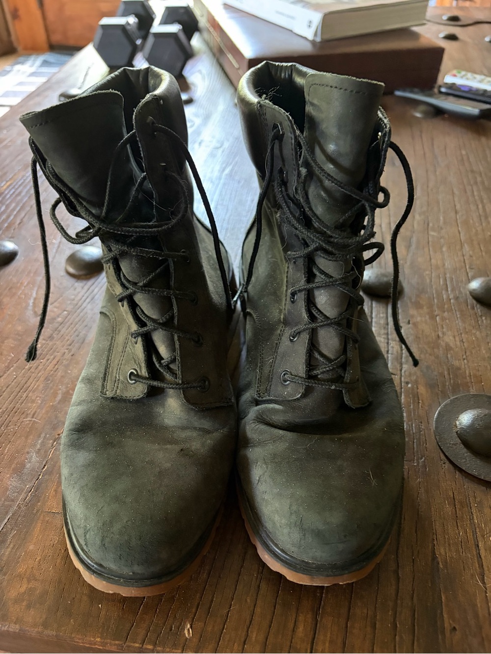 Timberland Blue/Grey Lace-Up Women's Boots